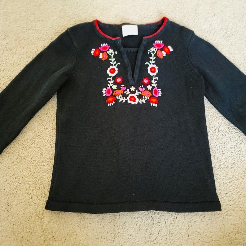 Hanna Andersson Embroidered Sweater 120